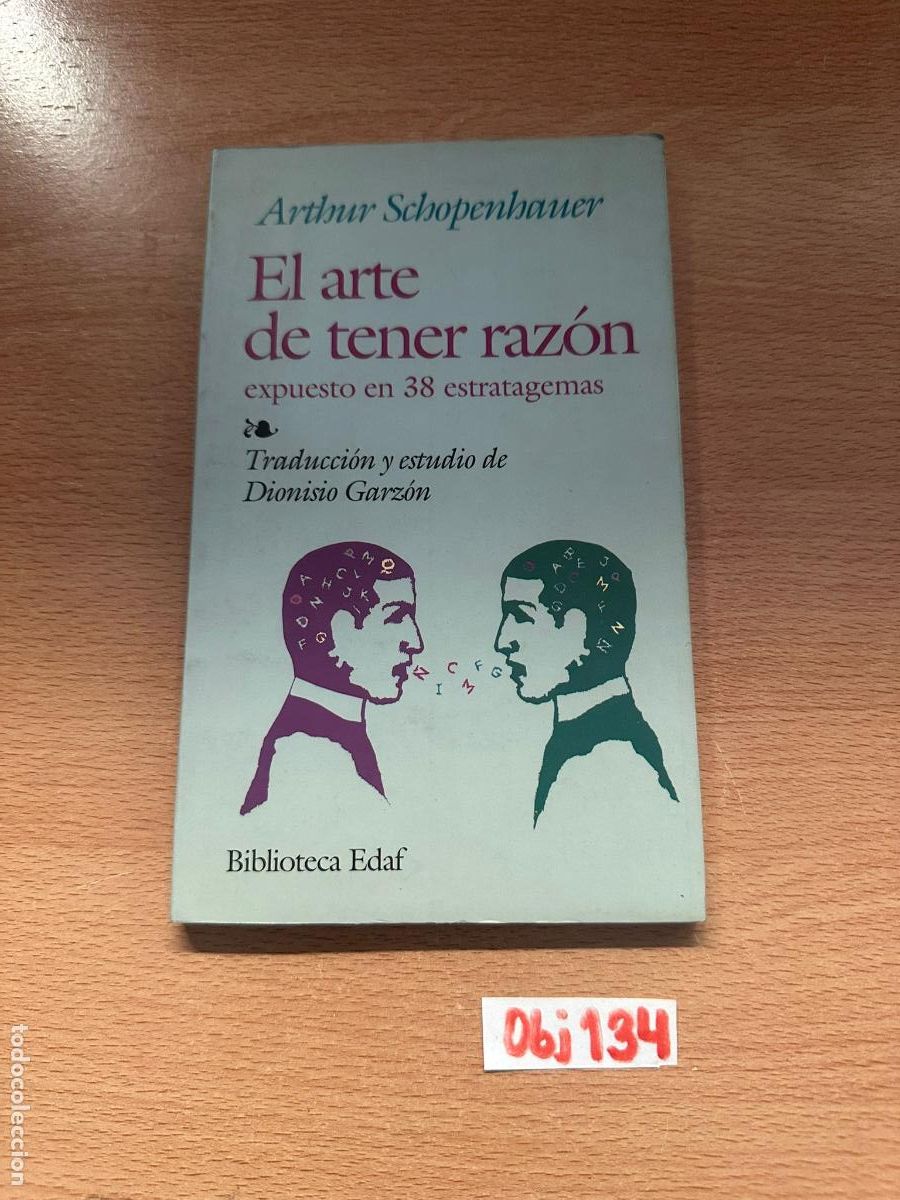 Libros de segunda mano: El arte de tener raz&oacute;n - Foto 1