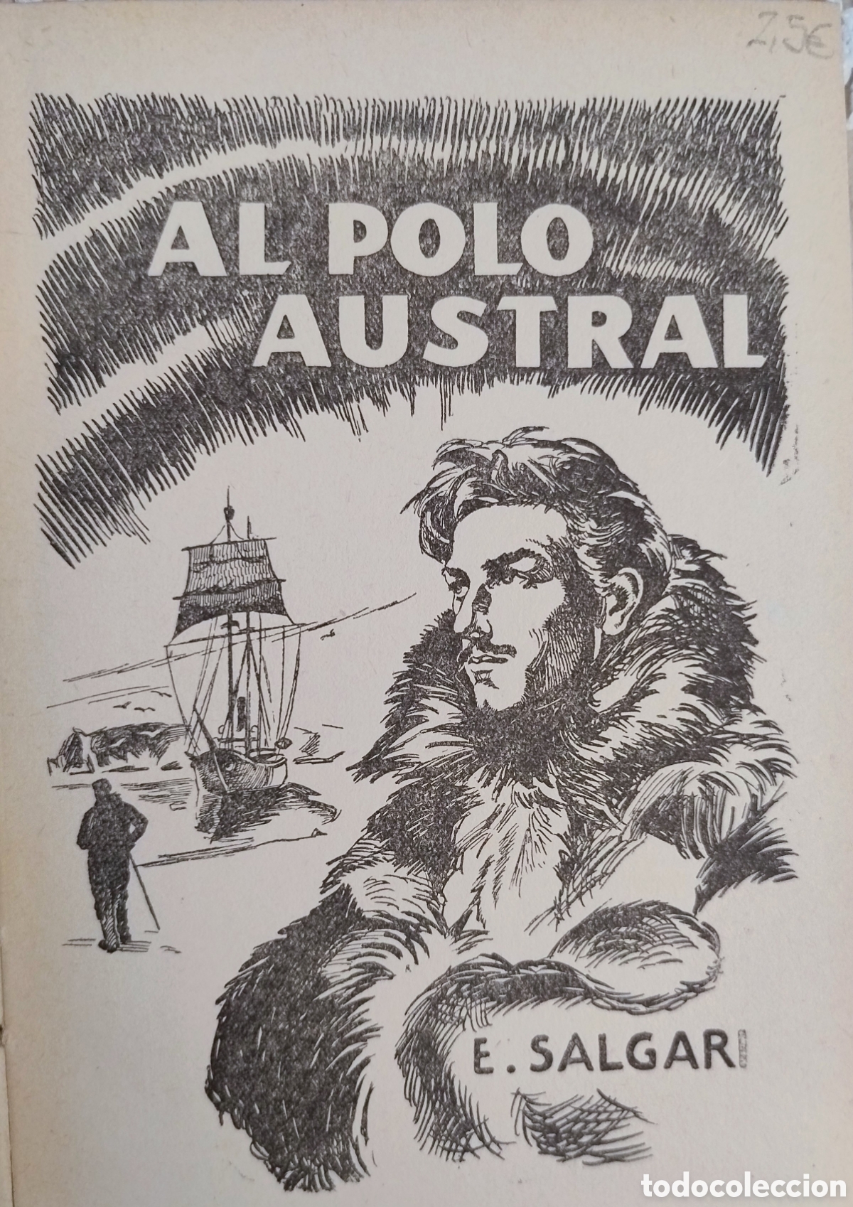 Libros de segunda mano: Al Polo Austral. Salgari - Foto 2