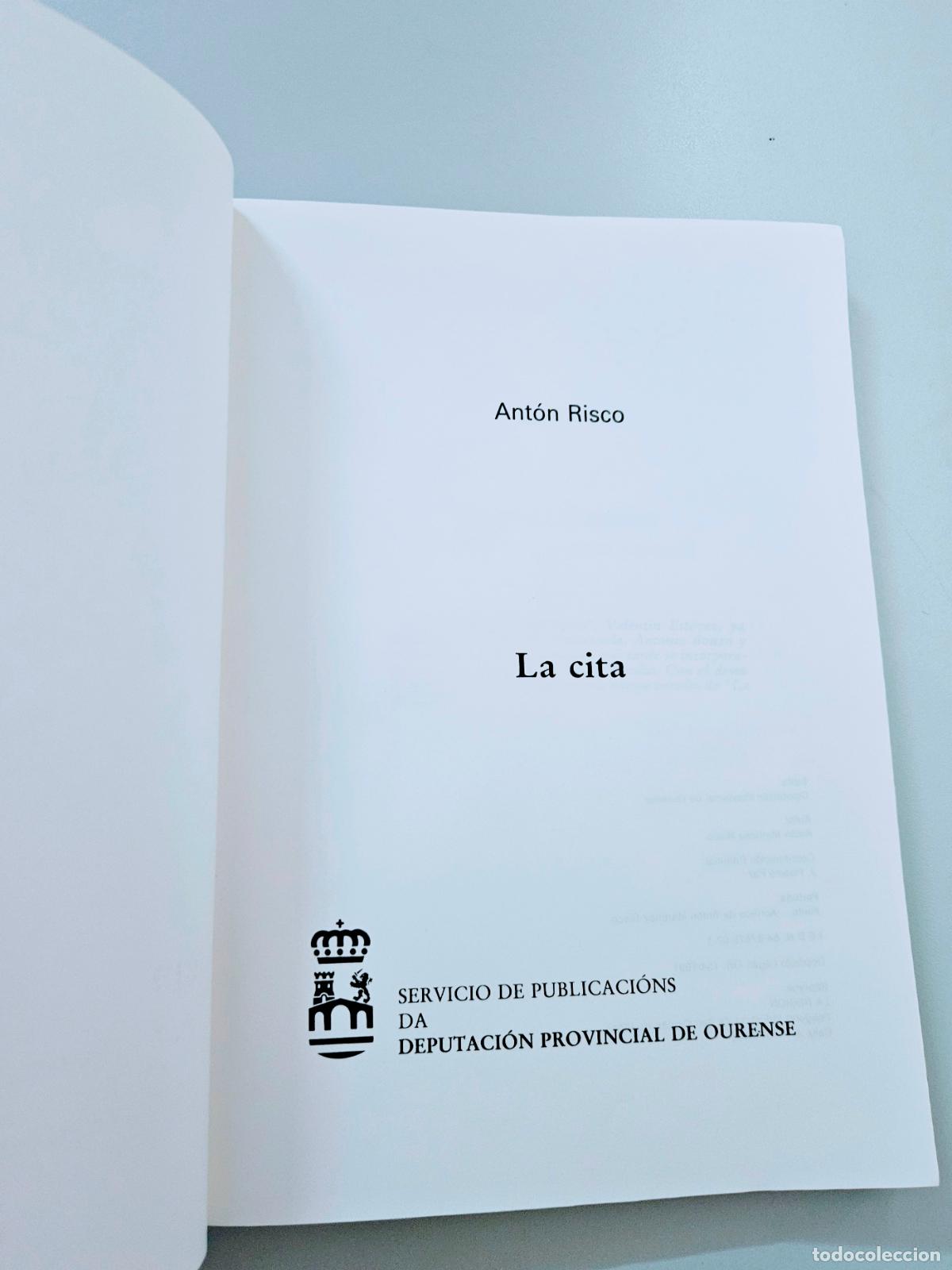 Libros de segunda mano: La cita de Ant&oacute;n Risco - Foto 3