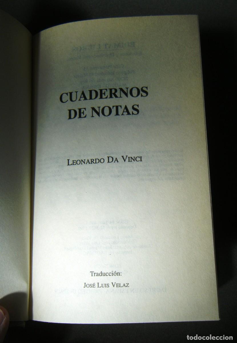 Libros de segunda mano: Leonardo da Vinci &ndash; Cuadernos de notas - Foto 2