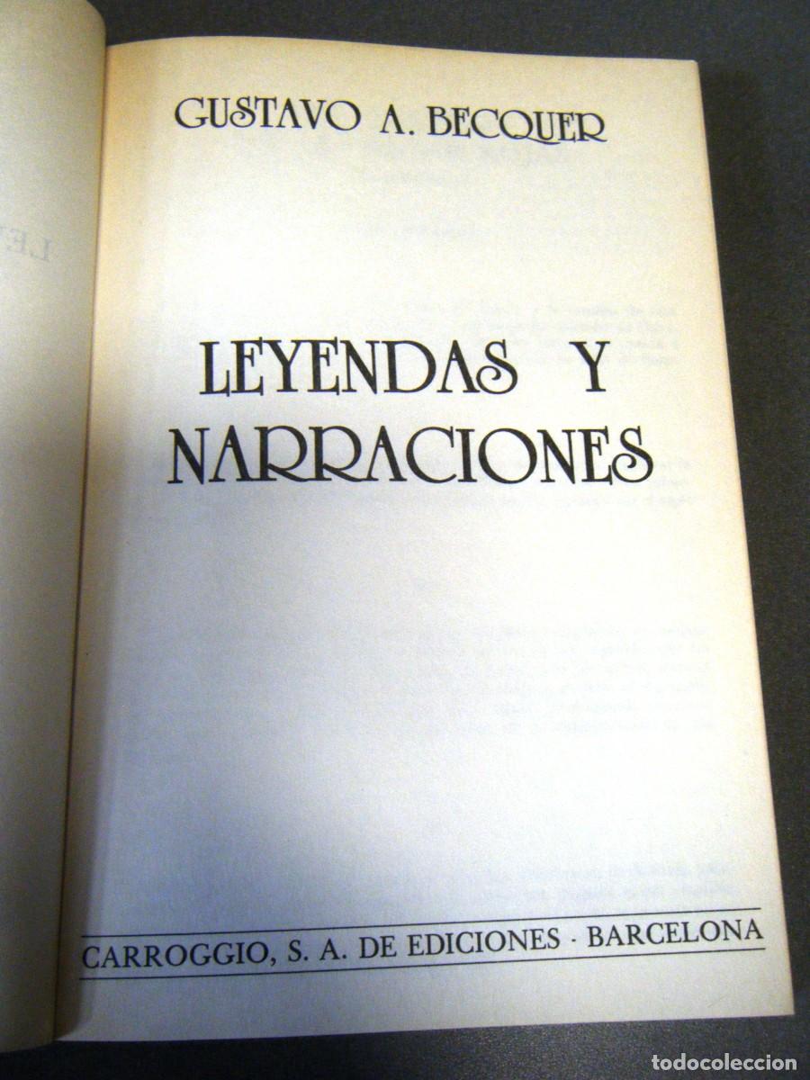 Libros de segunda mano: Becquer &ndash; Leyendas y narraciones - Foto 2