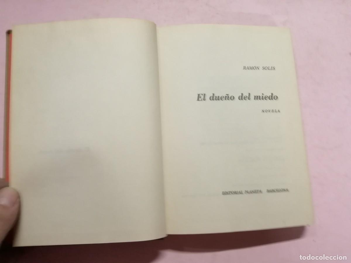 Libros de segunda mano: EL DUE&Ntilde;O DEL MIEDO (RAMON SOLIS) - Foto 2