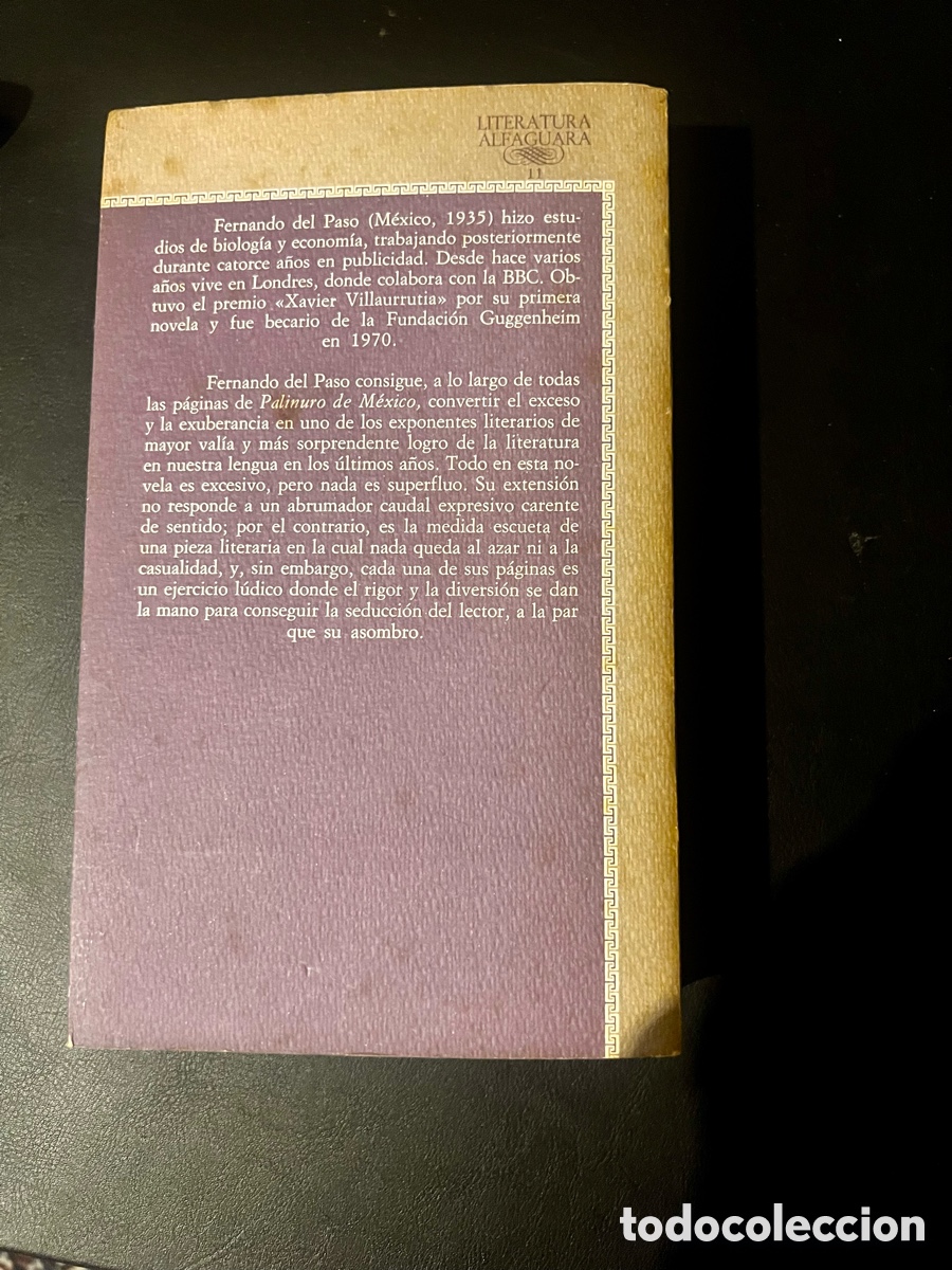 Libros de segunda mano: Palinuro de Mexico. Fernando del Paso - Foto 3