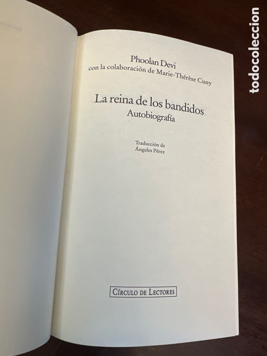 Libros de segunda mano: LA REINA DE LOS BANDIDOS. PHOOLAN DEVI. CIRCULO DE LECTORES - Foto 3