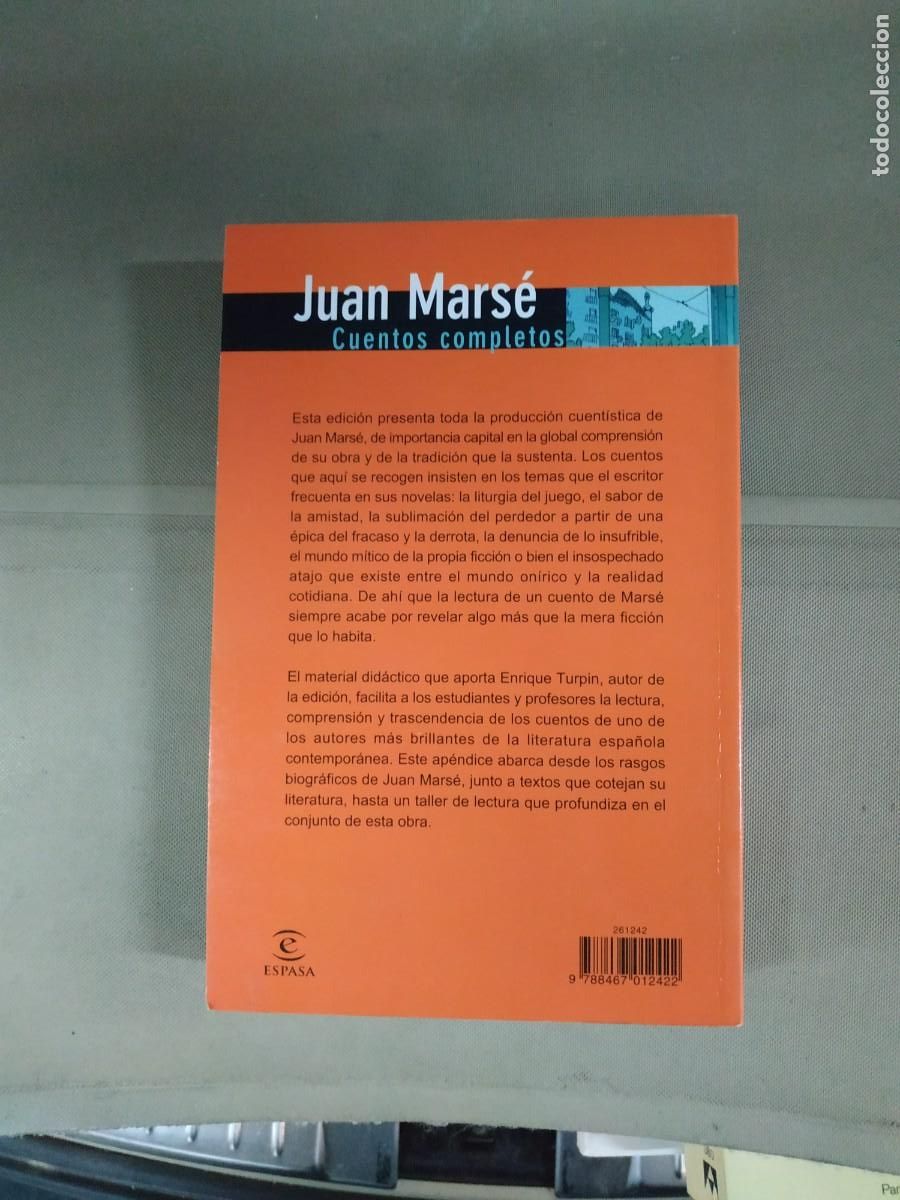 Libros de segunda mano: Cuentos completos - Juan Mars&eacute;. Espasa - Foto 2