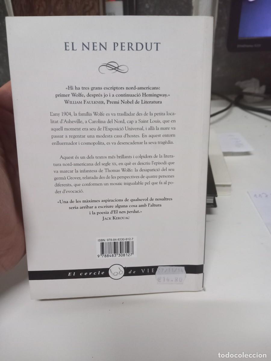 Libros de segunda mano: El nen perdut Thomas Wolfe. Marcel Riera. - Foto 4