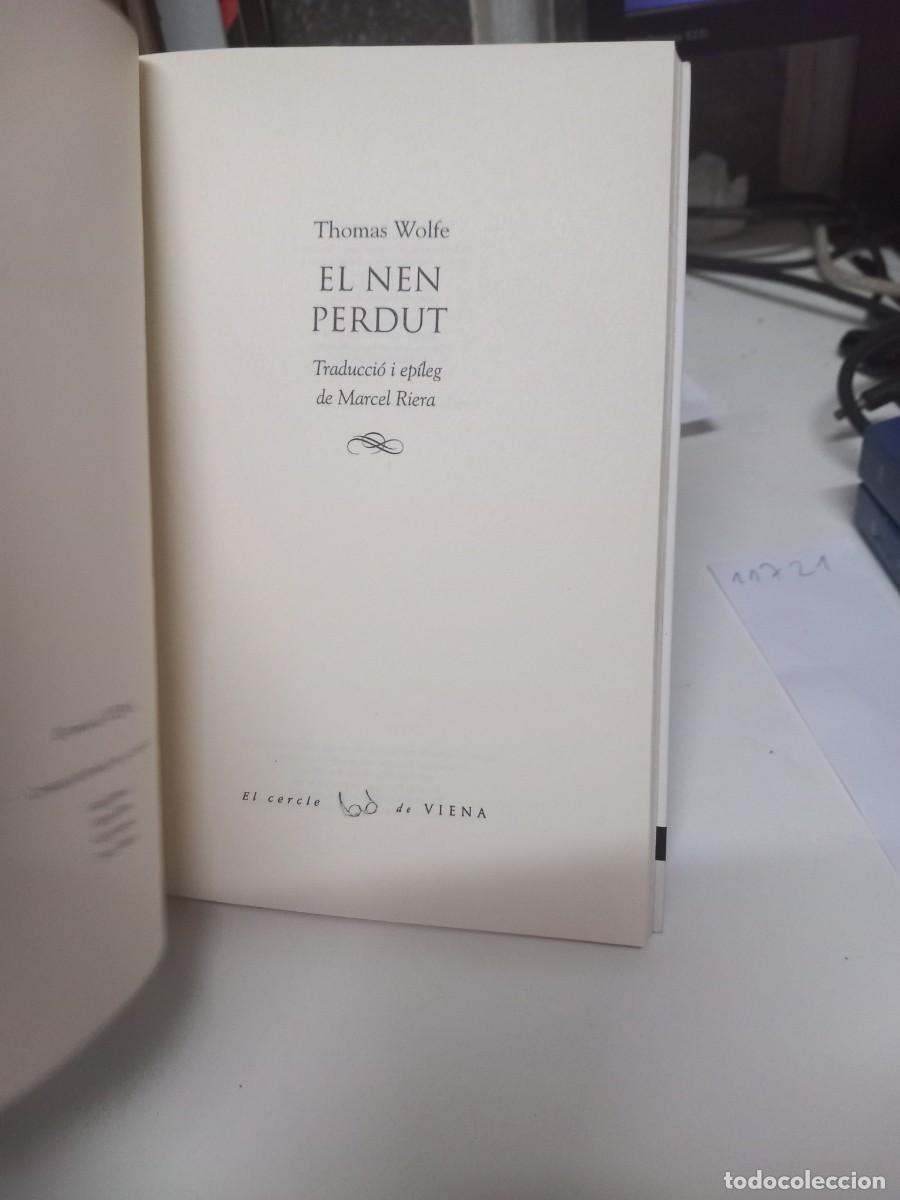Libros de segunda mano: El nen perdut Thomas Wolfe. Marcel Riera. - Foto 2