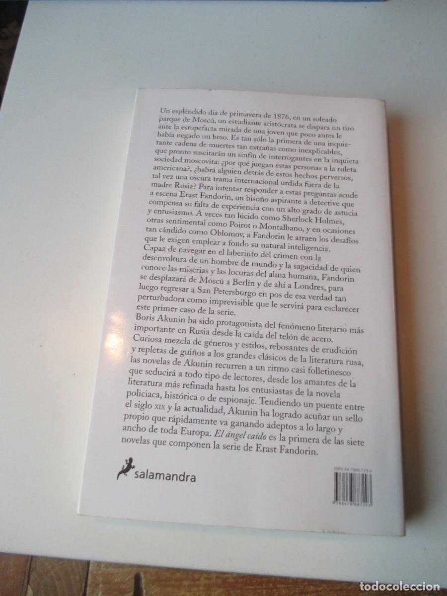 Libros de segunda mano: BORIS AKUNIN El &aacute;ngel ca&iacute;do W36220 - Foto 2