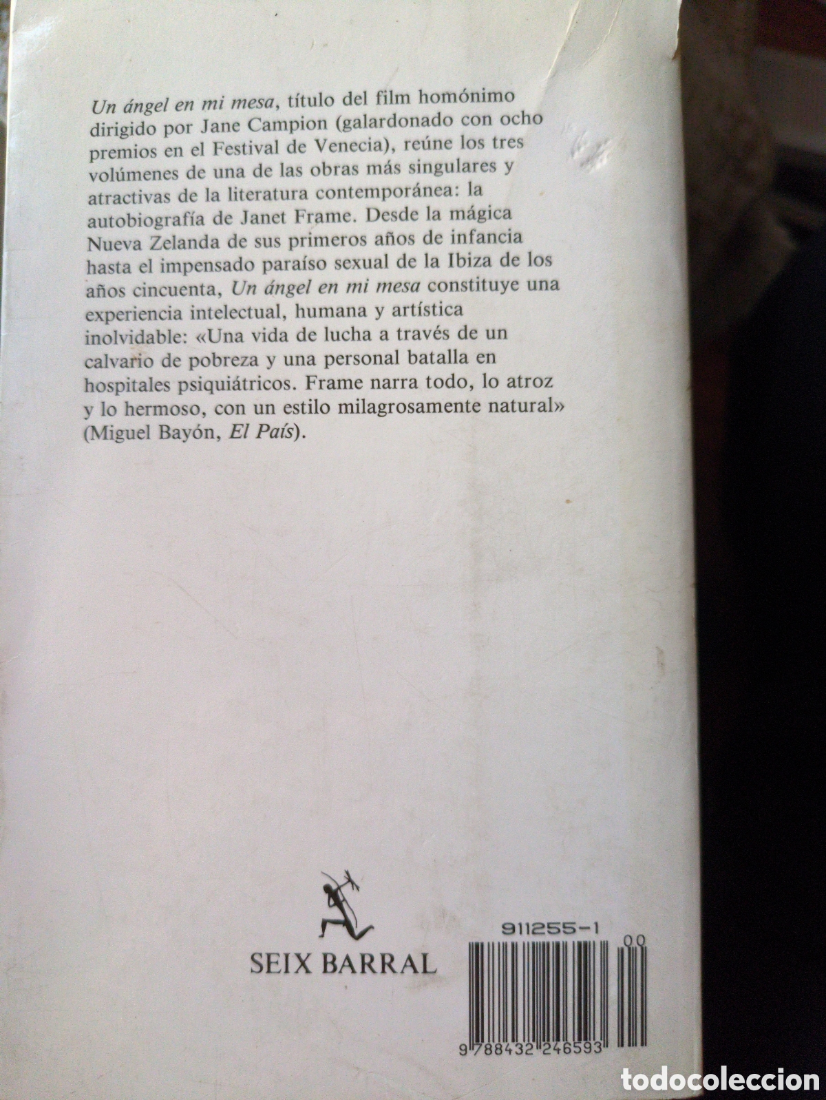 Libros de segunda mano: Un &aacute;ngel en mi mesa. Janet Frame. - Foto 2
