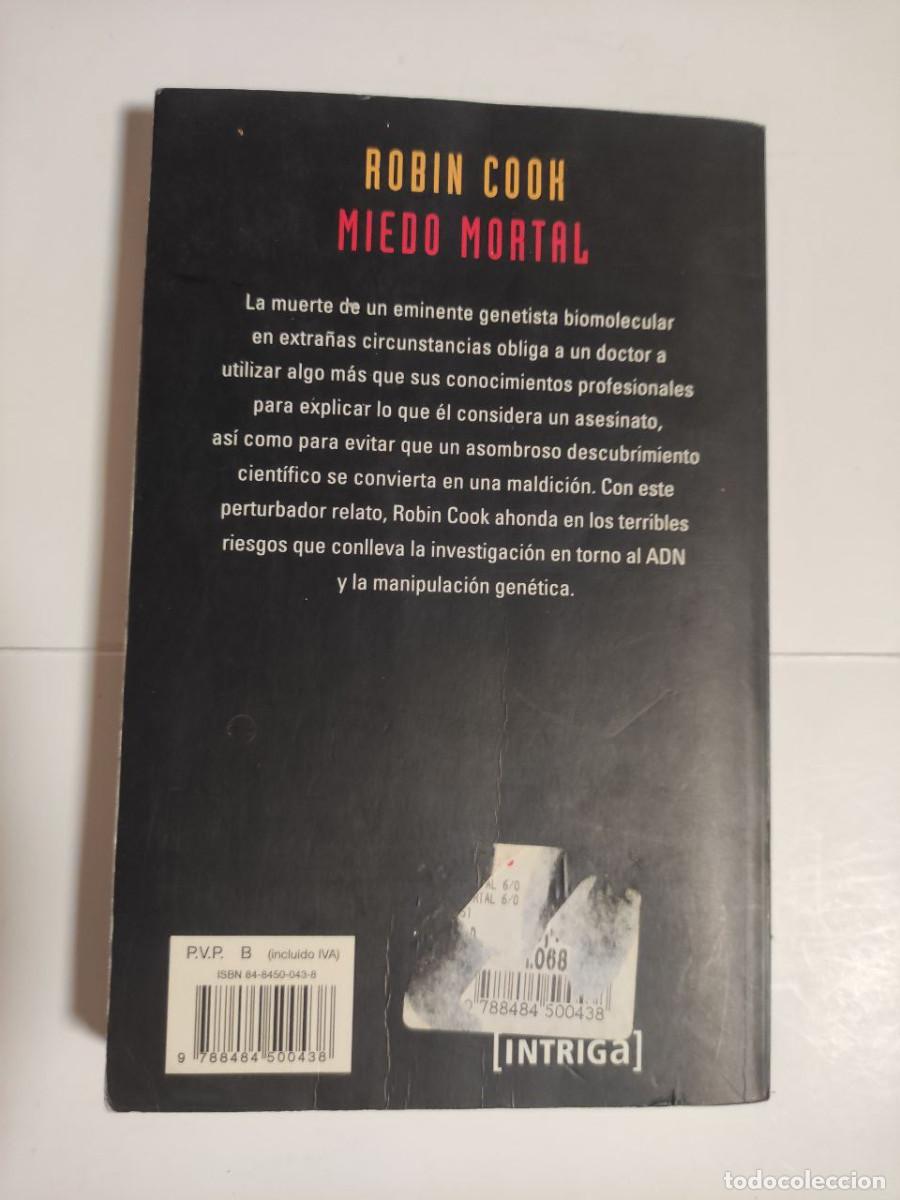 Libros de segunda mano: Miedo mortal - Cook, Robin - Foto 2