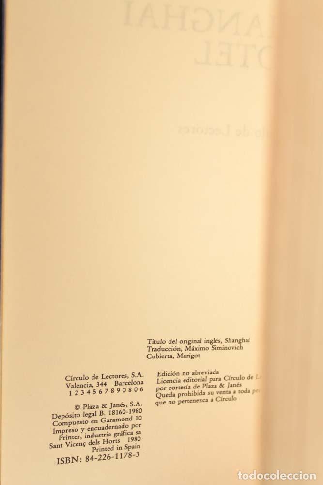 Libros de segunda mano: Shanghai Hotel - Vicki Baum - Foto 3