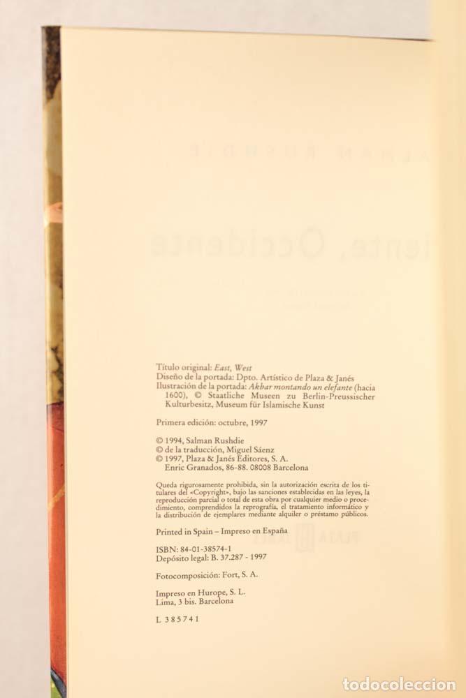 Libros de segunda mano: Oriente, Occidente - Salman Rushdie - Foto 3
