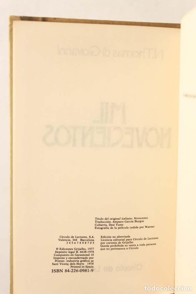Libros de segunda mano: Mil novecientos - Alessandro Baricco - Foto 3