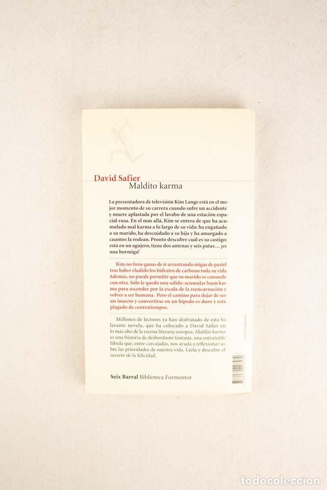 Libros de segunda mano: Maldito karma - David Safier - Foto 2