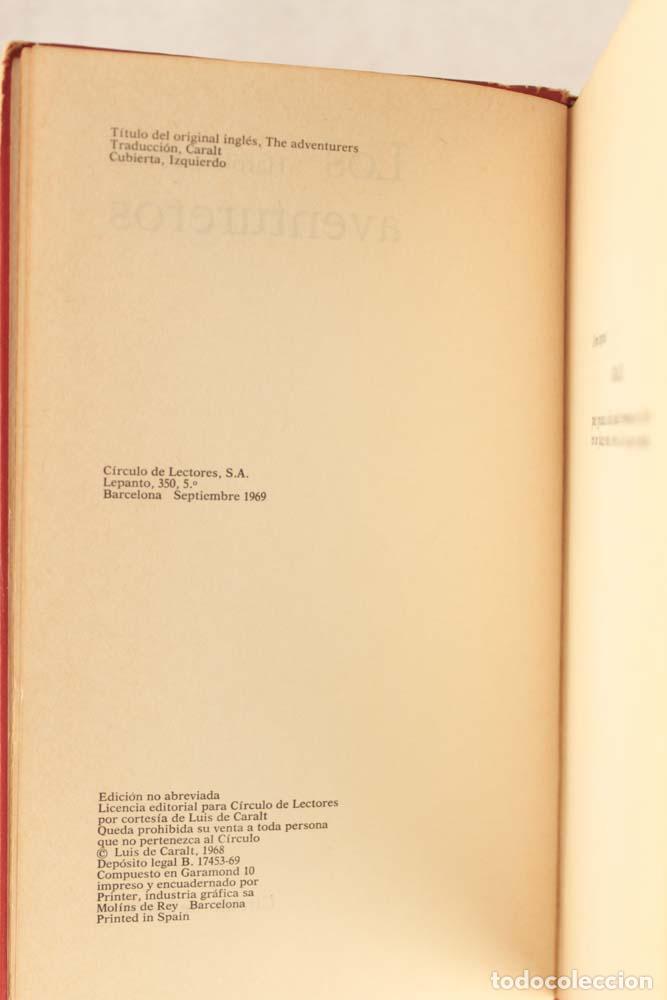 Libros de segunda mano: Los aventureros - Harold Robbins - Foto 3