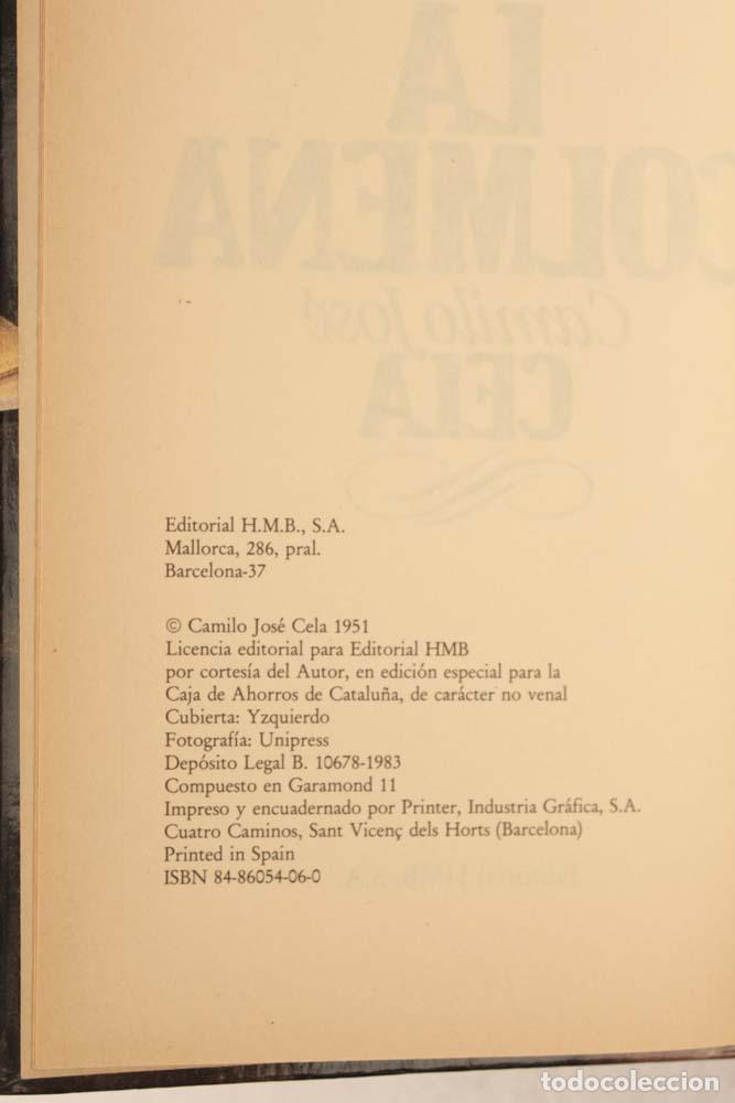 Libros de segunda mano: La colmena - Camilo Jos&eacute; Cela - Foto 4