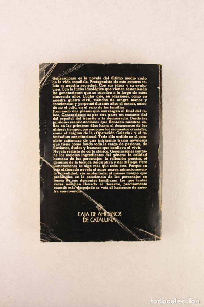 Libros de segunda mano: Generaciones - Crist&oacute;bal Zaragoza - Foto 2