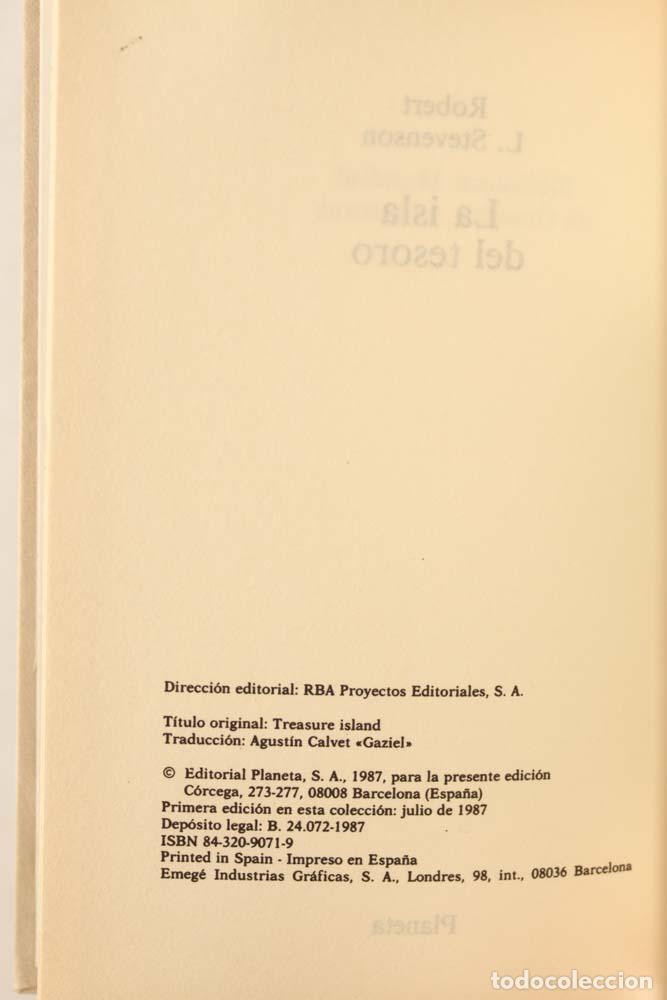 Libros de segunda mano: La isla del tesoro - Robert L. Stevenson - Foto 3