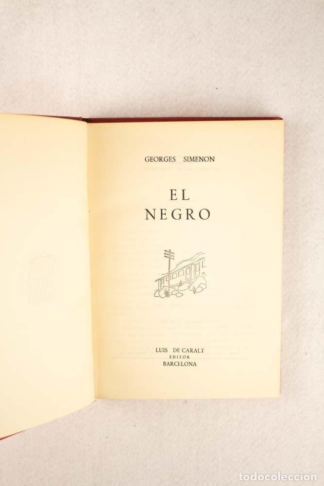 Libros de segunda mano: El negro - Georges Simenon - Foto 4