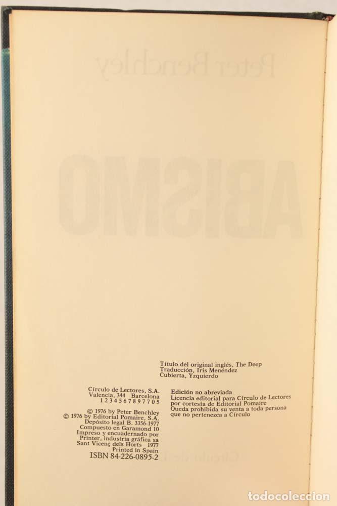 Libros de segunda mano: Abismo - Peter Benchley - Foto 3