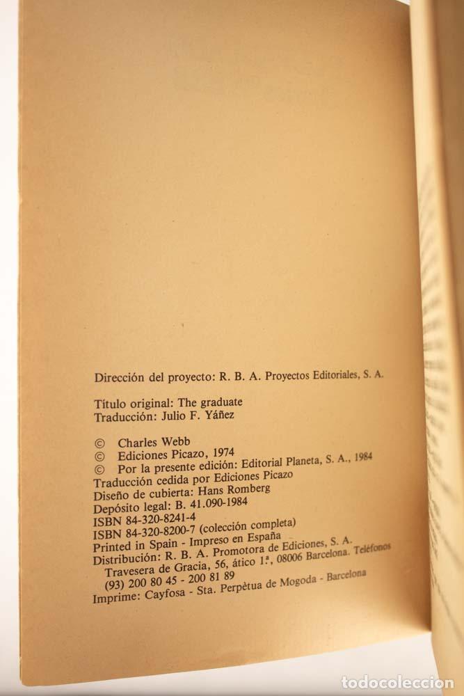 Libros de segunda mano: El graduado - Charles Webb - Foto 3