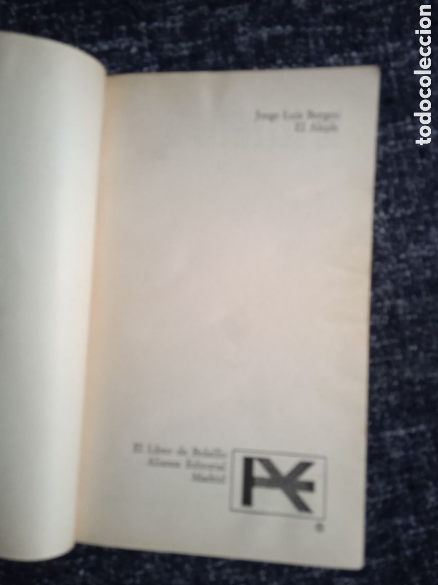 Libros de segunda mano: El Aleph / Jorge Luis -ED. ALIANZA - Foto 2