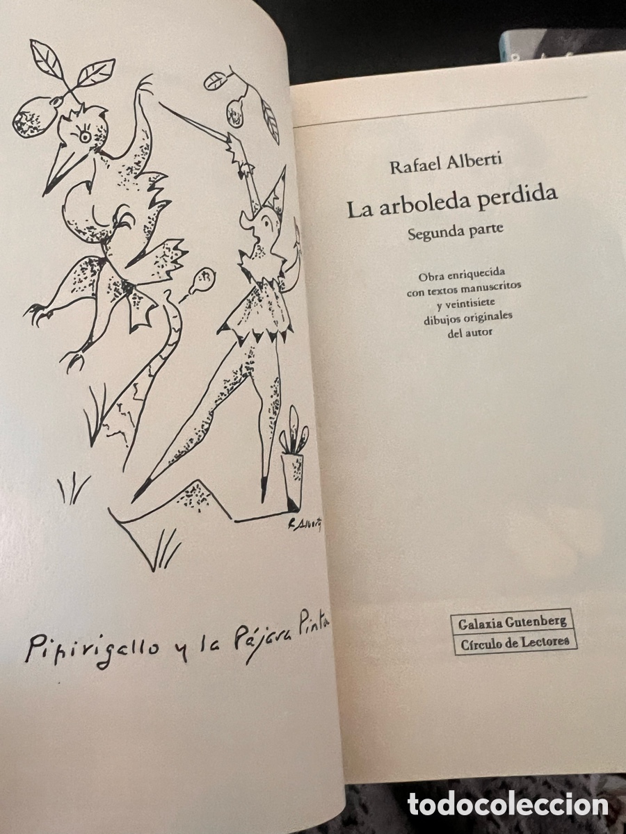 Libros de segunda mano: La arboleda perdida Vol 2. Rafael Alberti. - Foto 4