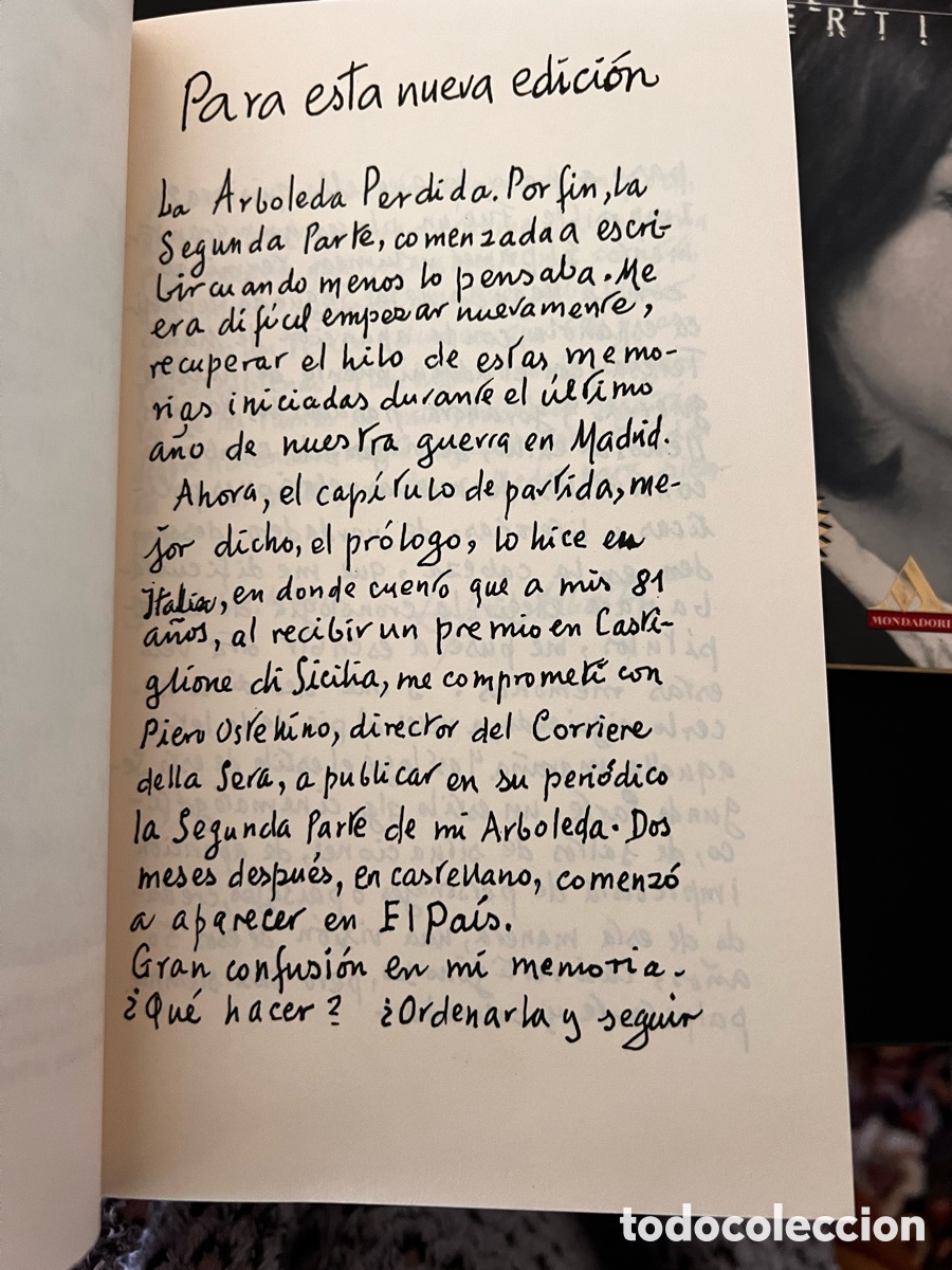 Libros de segunda mano: La arboleda perdida Vol 2. Rafael Alberti. - Foto 6