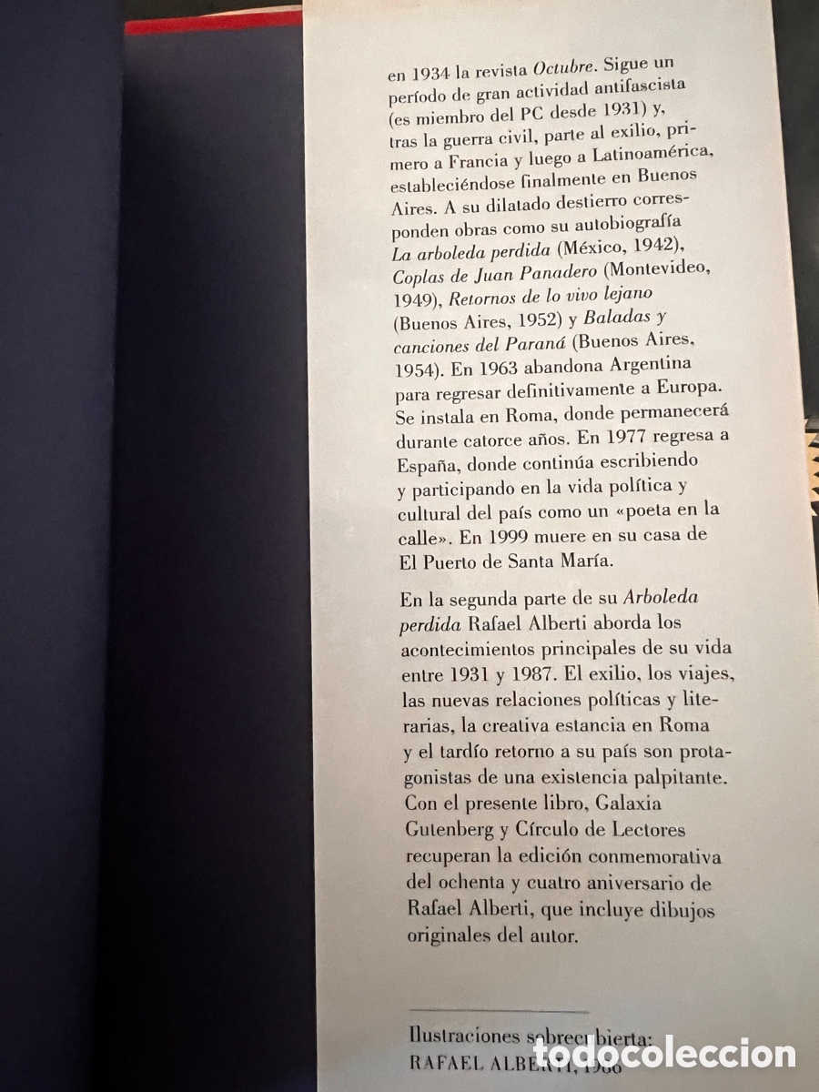Libros de segunda mano: La arboleda perdida Vol 2. Rafael Alberti. - Foto 9