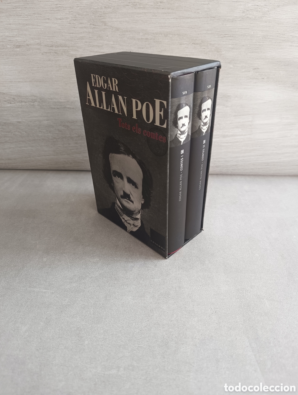 Libri di seconda mano: EDGAR ALLAN POE. TOTS ELS CONTES. DOS VOLUMS EN ESTOIG. EDICIONS COLUMNA,