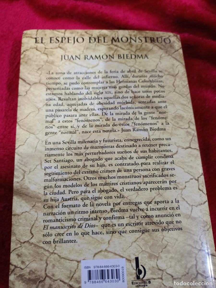 Libros de segunda mano: el espejo del monstruo - Foto 2
