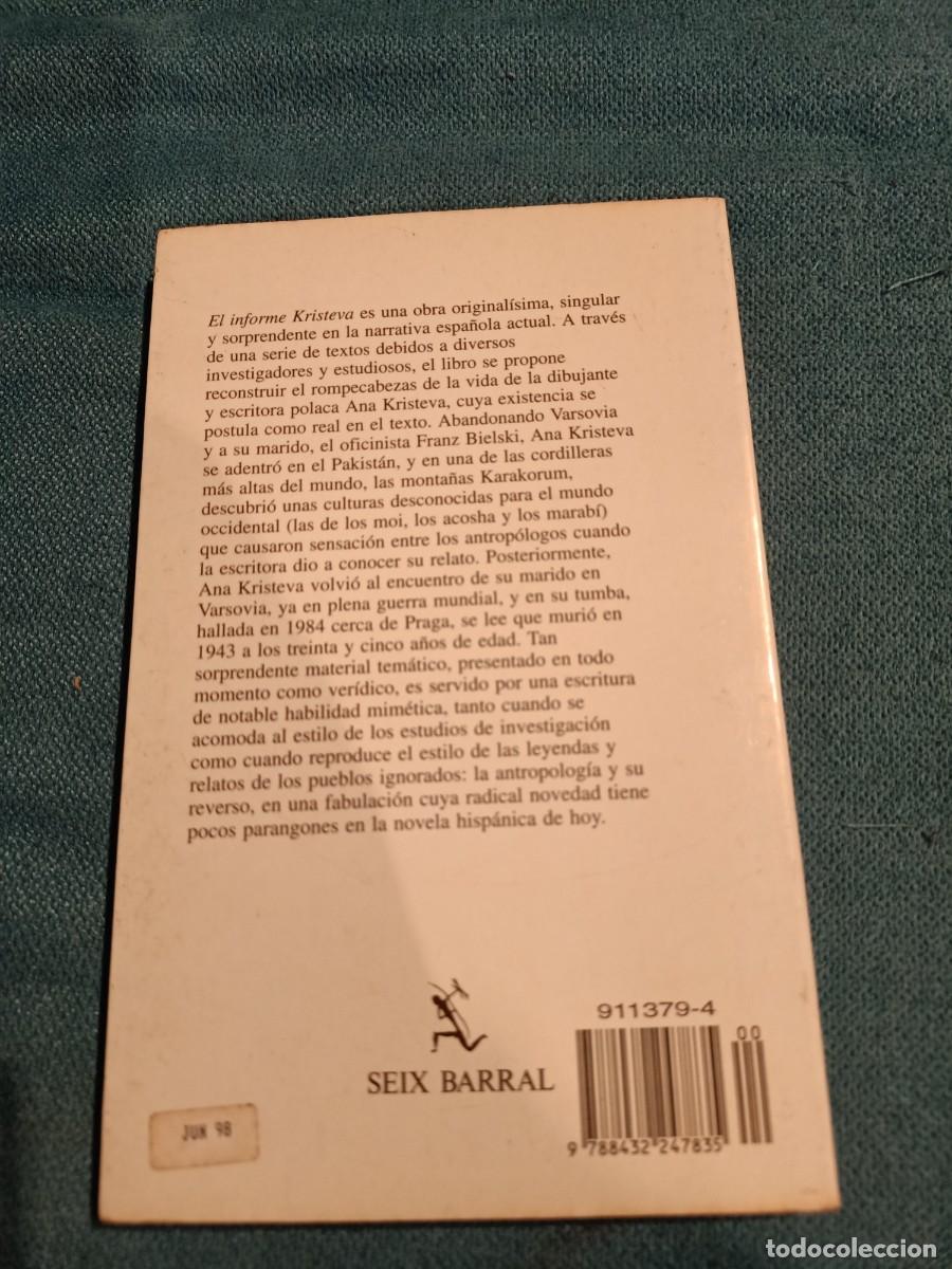 Libros de segunda mano: libro el informe Kristeva - Foto 2