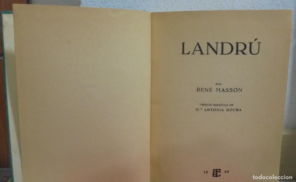 Libros de segunda mano: Landr&uacute;. Ren&eacute; Masson. Toray - Foto 2