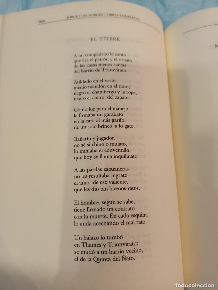 Libros de segunda mano: obras completas de Borges - Foto 3