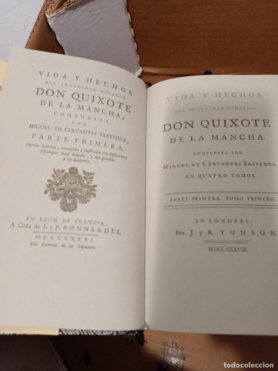Libros de segunda mano: el quijote en dos tomos - Foto 2
