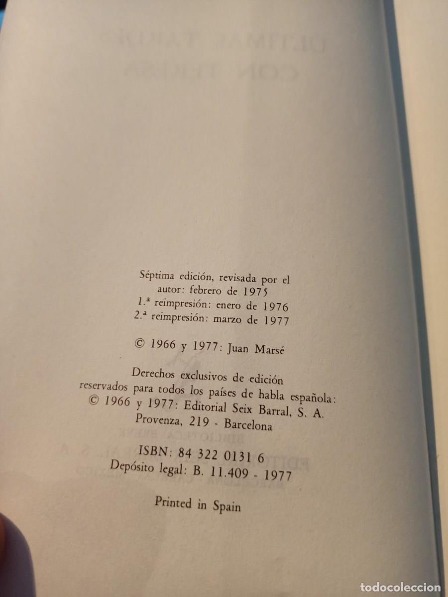 Libros de segunda mano: ultimas tardes con teresa - Foto 2