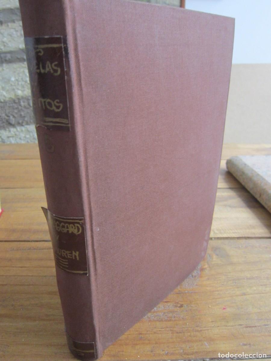 Libros de segunda mano: TOMO ENCUADERNANDO 5 EJEMPLARES REVISTA LITERARIA Y CUENTOS. H. RIDER HAGGARD Y P.C. WREN,