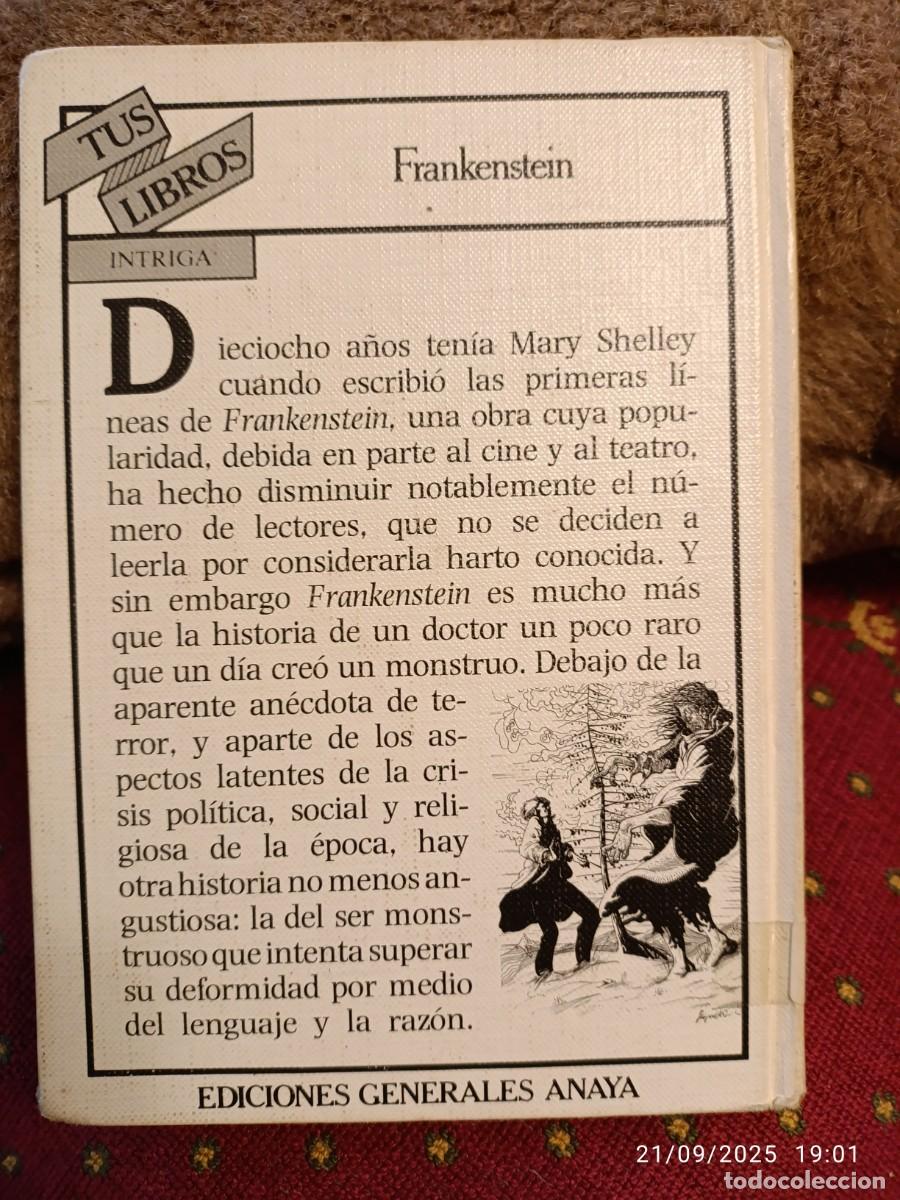Libros de segunda mano: Frankenstein. Mary Shelley - Foto 2