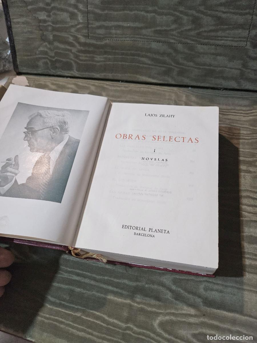 Libros de segunda mano: libro de obras selectas en piel - Foto 4