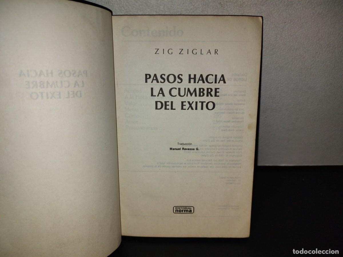 Libros de segunda mano: 203- PASOS HACIA LA CUMBRE DEL &Eacute;XITO - ZIG ZIGLAR - Foto 5
