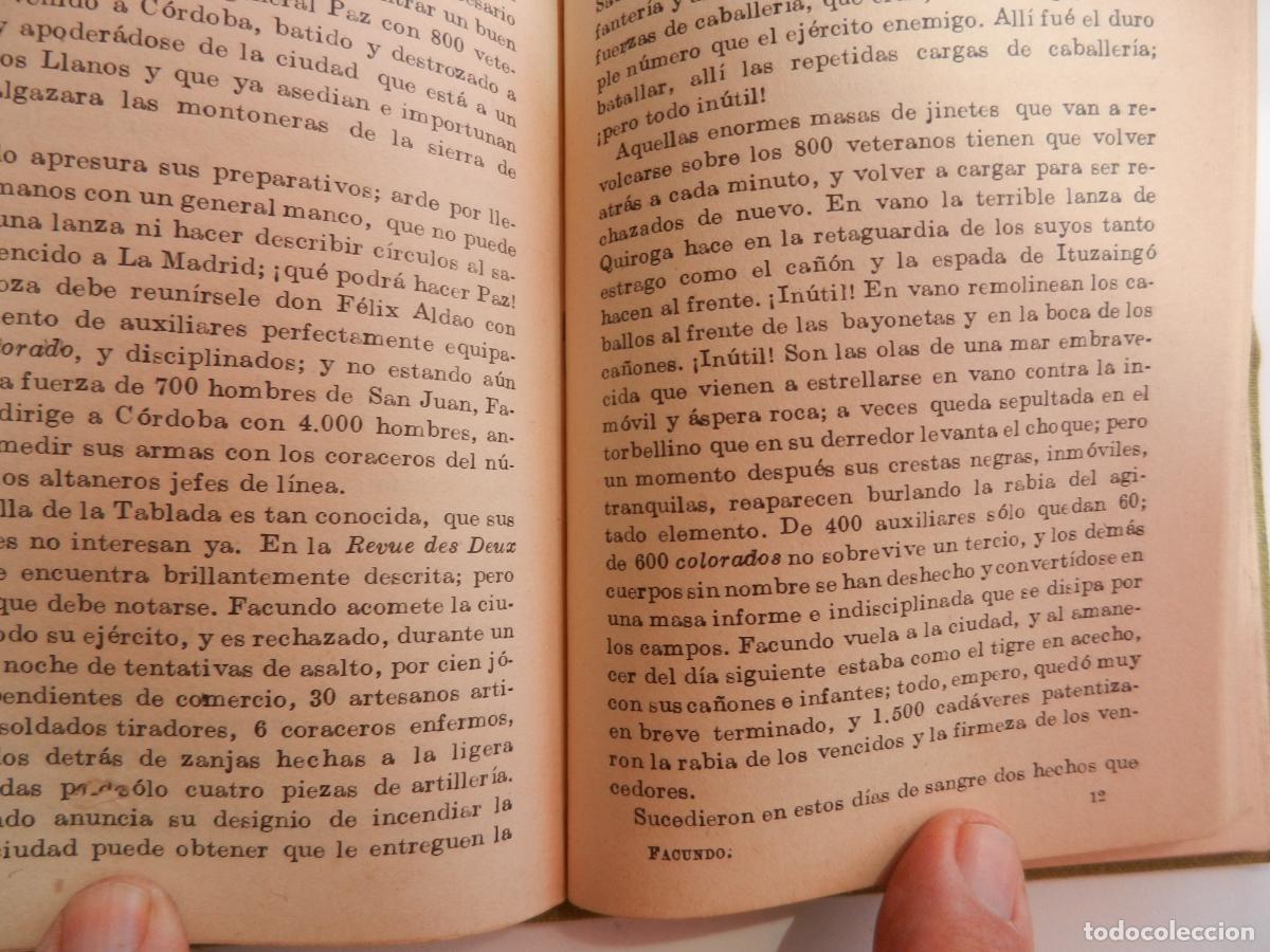 Libros de segunda mano: FACUNDO - D F SARMIENTO - 1932 - Foto 3