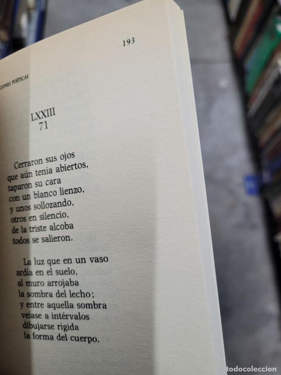 Libros de segunda mano: RIMAS Y DECLARACIONES. BECQUER. 2000 - Foto 2