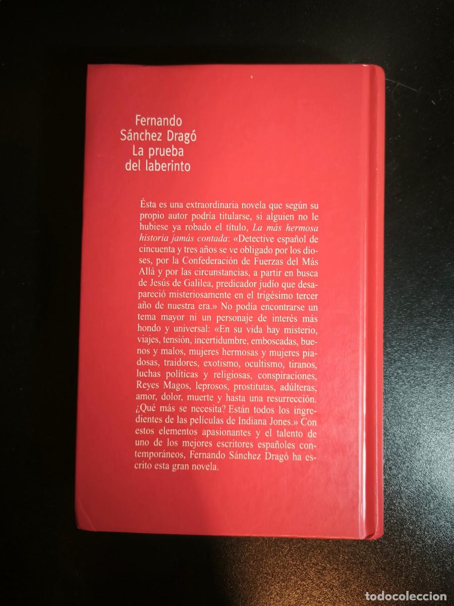 Libros de segunda mano: La prueba del laberinto - Fernando S&aacute;nchez Drag&oacute; - Foto 2