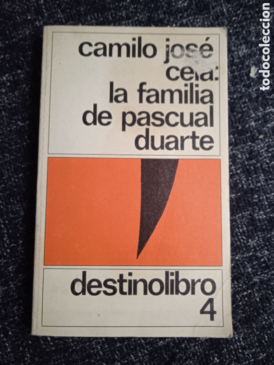 Libros de segunda mano: LA FAMILIA DE PASCUAL DUARTE / CAMILO JOSE CELA -ED. Destinolibro