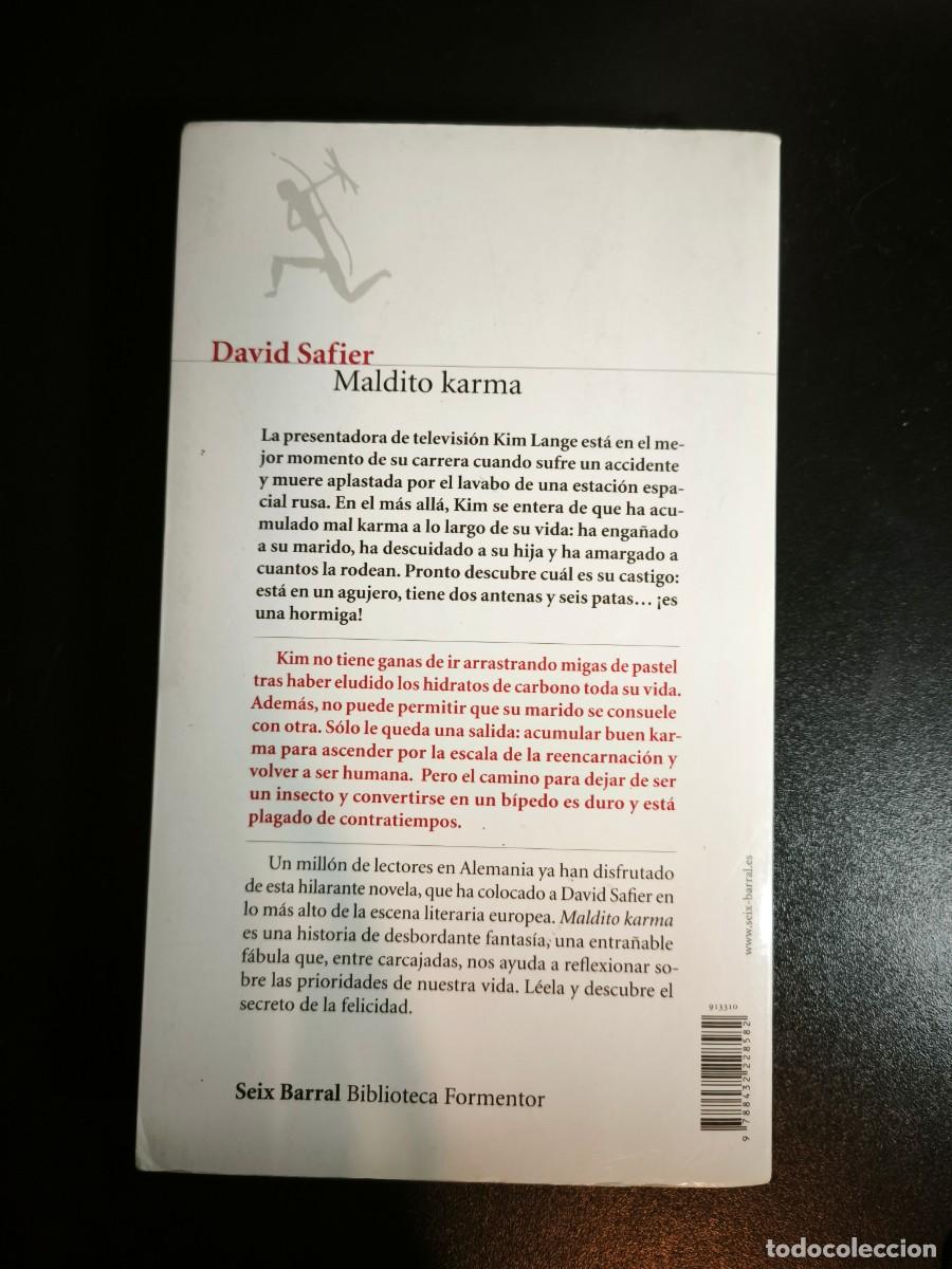Libros de segunda mano: Maldito Karma - David Safier - Foto 2