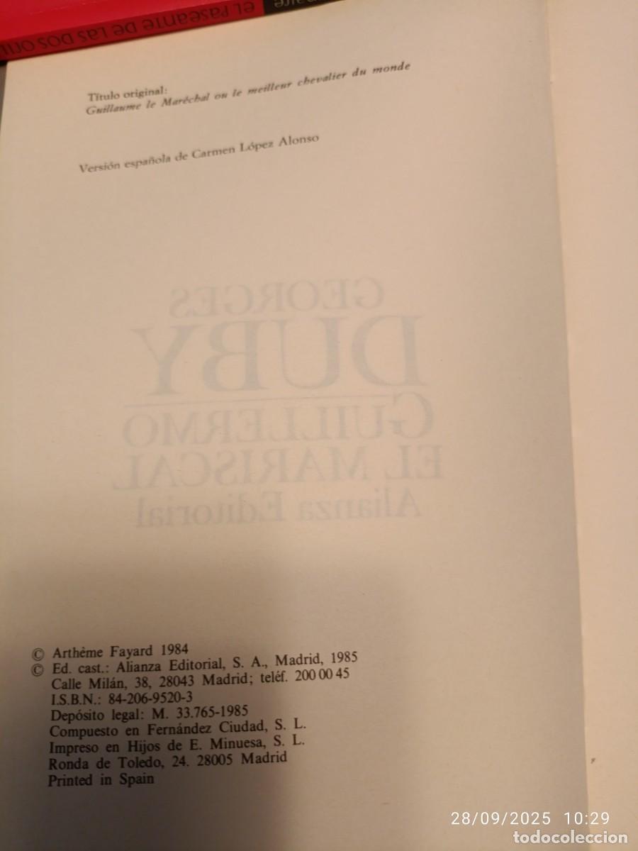 Libros de segunda mano: Guillermo el mariscal. George Duby - Foto 3