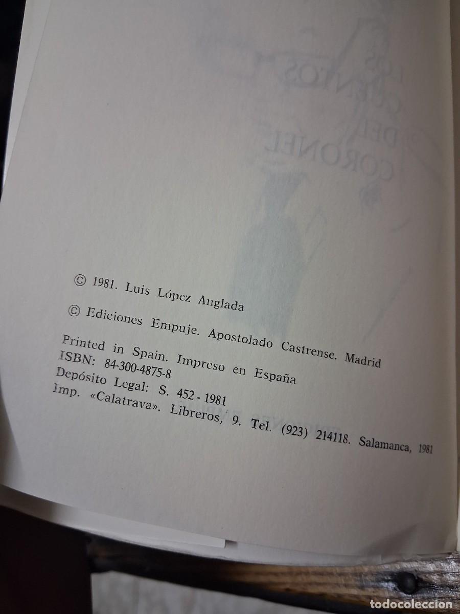 Libros de segunda mano: Libro los cuentos del coronel Luis L&oacute;pez Anglada - Foto 2
