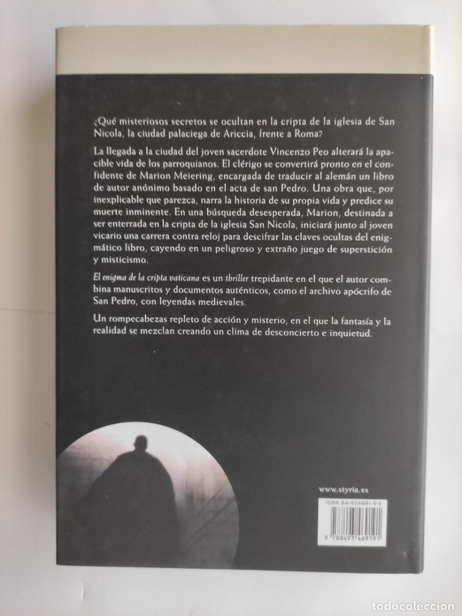 Libros de segunda mano: El enigma de la cripta vaticana - Andreas Englisch - Foto 2