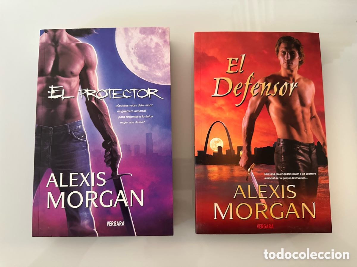Libros de segunda mano: El defensor, el protector. Alexis Morgan. 2 libros. Vergara - Foto 2