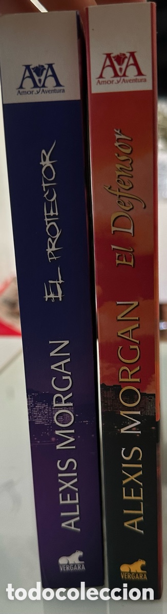 Libros de segunda mano: El defensor, el protector. Alexis Morgan. 2 libros. Vergara - Foto 3